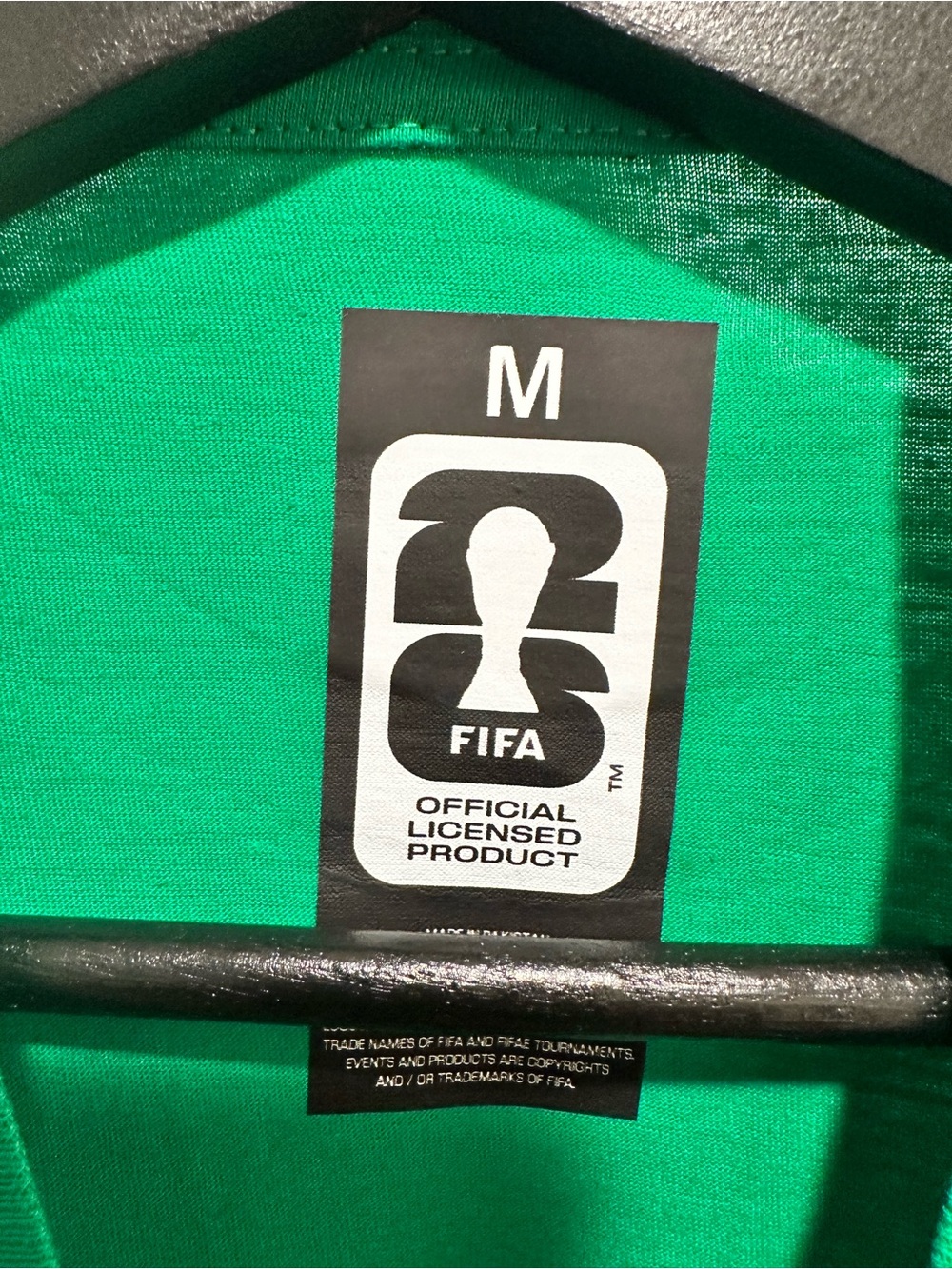 FIFA World Cup 2026 Authentic Mexico Green T-Shirt, Size Medium - Picture 3 of 10